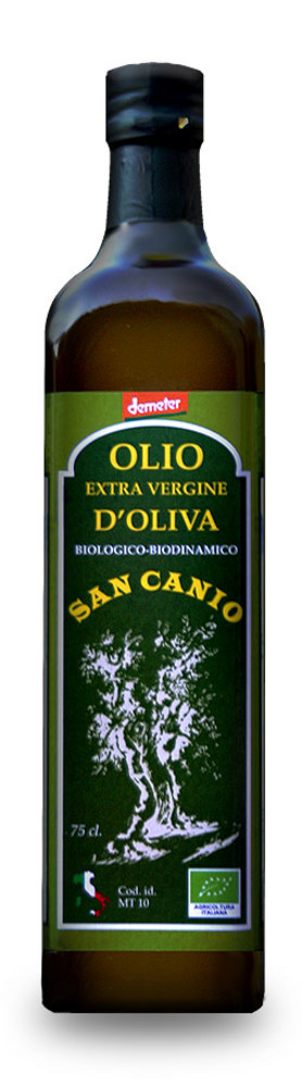 Olio extravergine di oliva da agricoltura biodinamica  