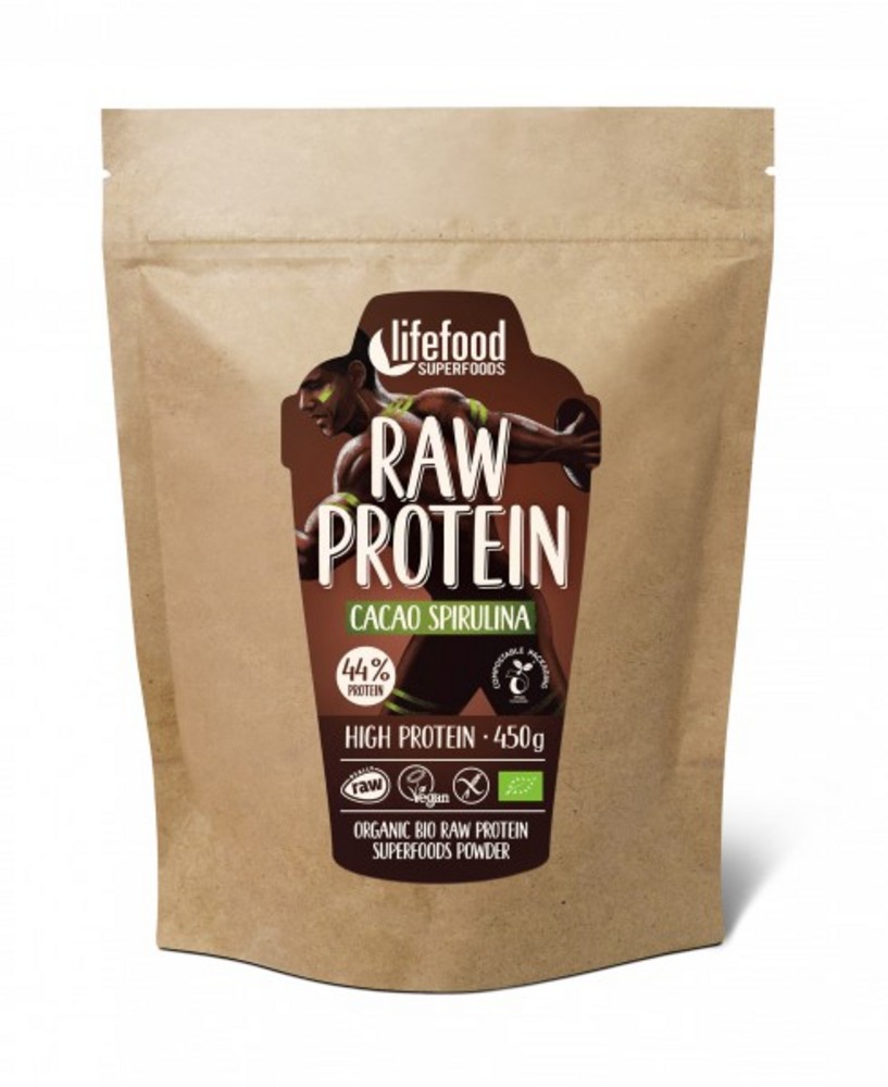 Raw Protein - Mix Superfood Cacao e Spirulina  