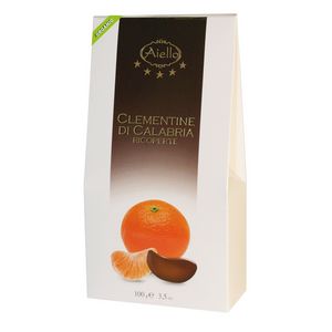  Clementine di calabria ricoperte di cioccolato fondente