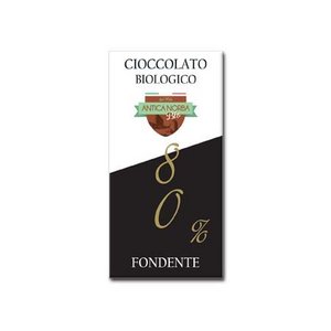 Barretta bio di cioccolato extra fondente (cacao: 80% min.)