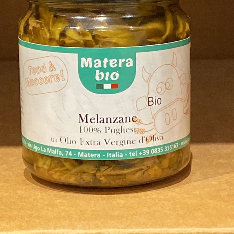 Melanzane in olio extra vergine di oliva bio