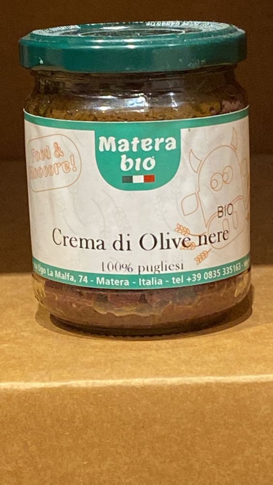 Crema di olive nere bio  