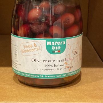 Olive rosate bio in salamoia