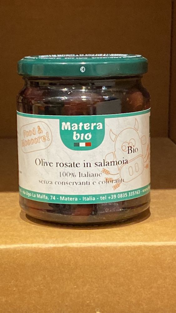 Olive rosate bio in salamoia  